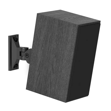 Black Speaker Wall Mount for Klipsch R-40M, HDT-600 Speaker Mount, Tilt ...