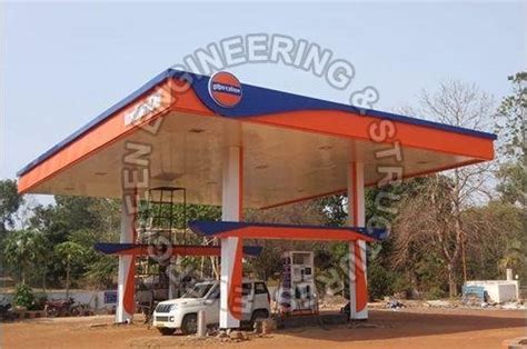 Indian Oil Petrol Pump Canopy Manufacturer, Supplier from Surajpur