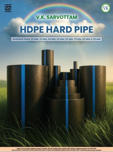 एचडीपीई हार्ड पाईप | HDPE Hard Pipe Manufacturer | VK Group India ...