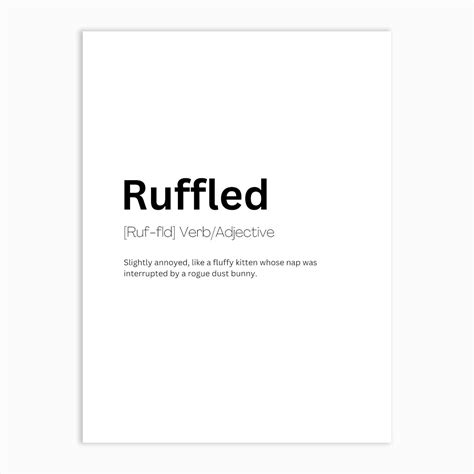 Definition Of Ruffled