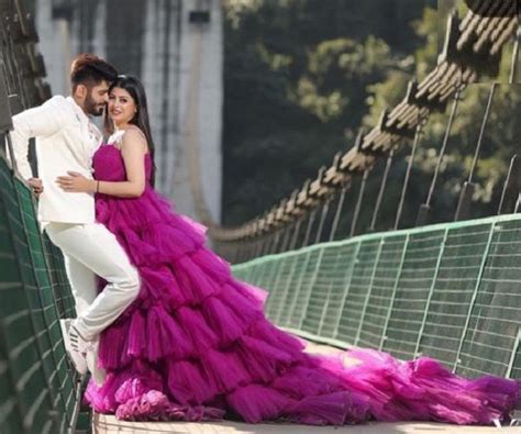 G755(2), Purple Ruffle Long Trail Ball Gown, Size - (All) – Style Icon ...