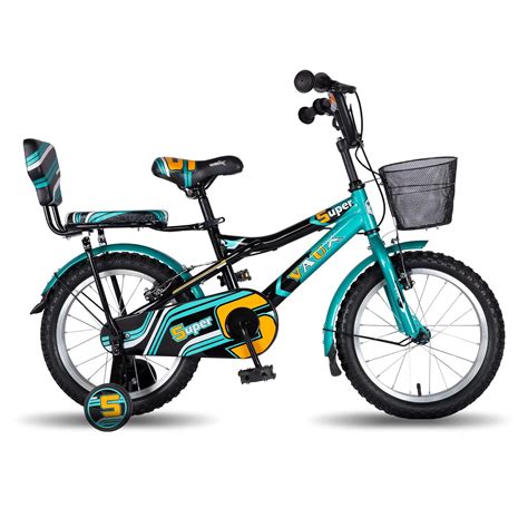 Buy Vaux Super 16T Cycle for Boys & Girls with Sidewheels, Basket ...