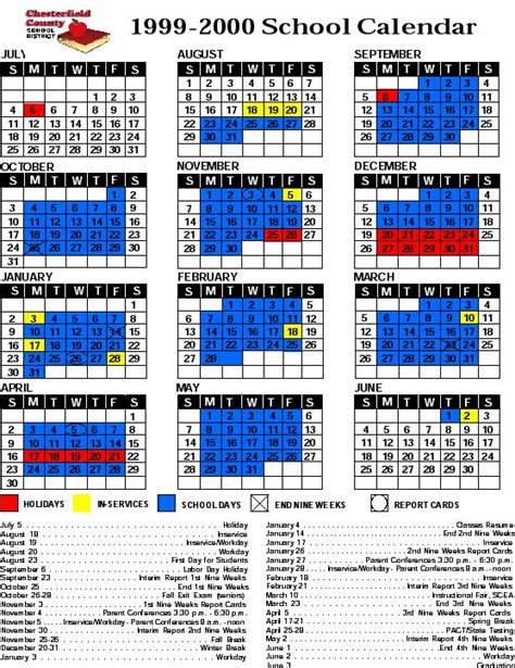Chesterfield County Public Schools Calendar 2022-22 2024 ...