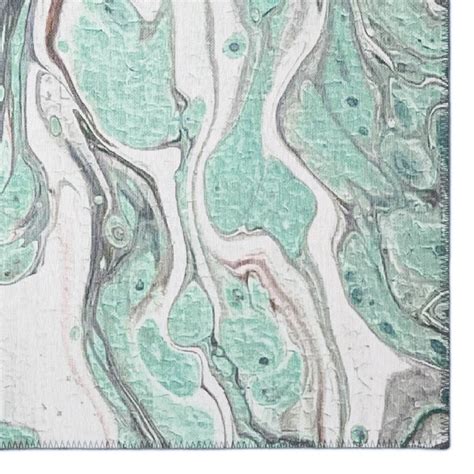Addison Rugs Karina 8 x 10 (ft) Chenille Mint Rectangular Indoor ...