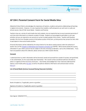 Social Media Consent Form Pdf | pdfFiller