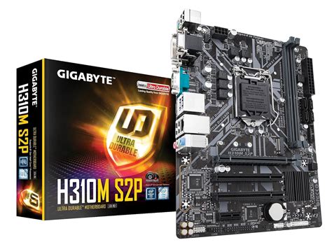 GIGABYTE H310M S2P (LGA1151/Intel/H310/Micro ATX/Ultra Durable/8118 ...