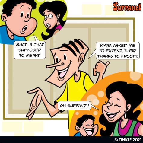 Gratitude - Suppandi on the Web - Tinkle