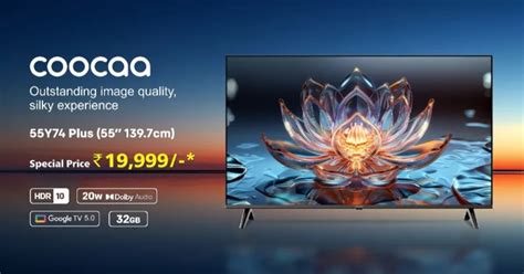 Coocaa Unveils 55-Inch 4K Google TV Y74 Plus at Record Price for Big ...