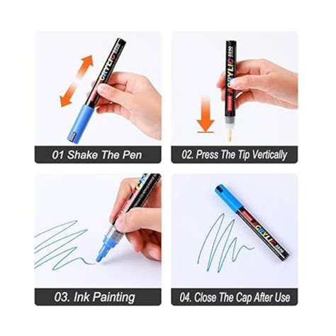Acrylic Paint Marker - Set of 24 Shades – PAPERQUIRKS STATIONERY