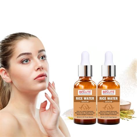 BECUTE Professional® Rice Water Face Serum for Acne & Pigmentation Con