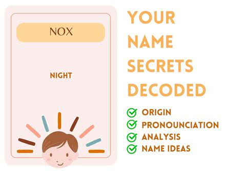 Nox - Boy Name Meaning and Pronunciation