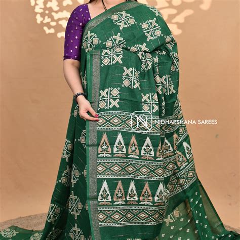 Mix Cotton With Sleek Zari Border^ – Nidharshana Sarees