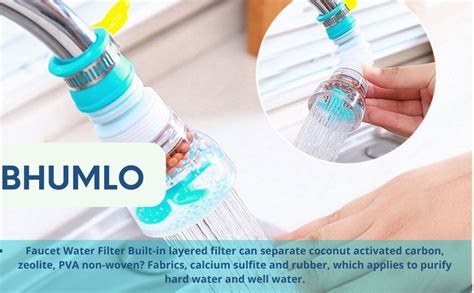 BHUMLO Kitchen Accessories Items Kitchen Tap Extension Flexible Anti ...