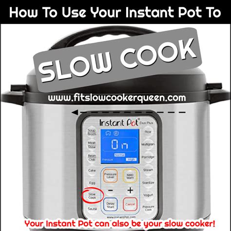 Instant Pot Slow Cooker Function 的图像结果