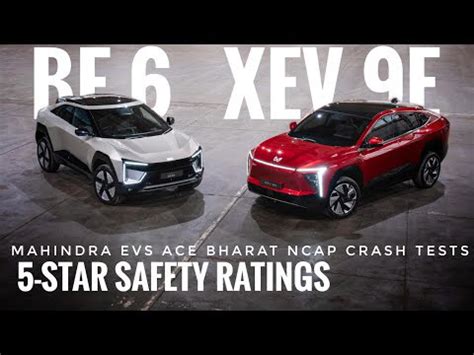 Mahindra XEV 9e, BE 6 Bharat NCAP crash test videos out | 5-star safety ...