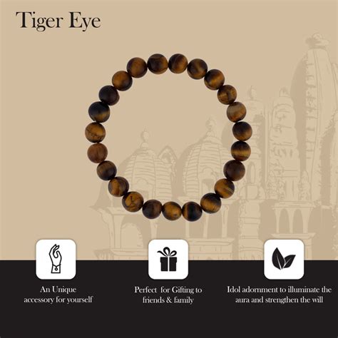 Giri - Hand Band | Crystal Bracelet | Tiger Eye Bracelet