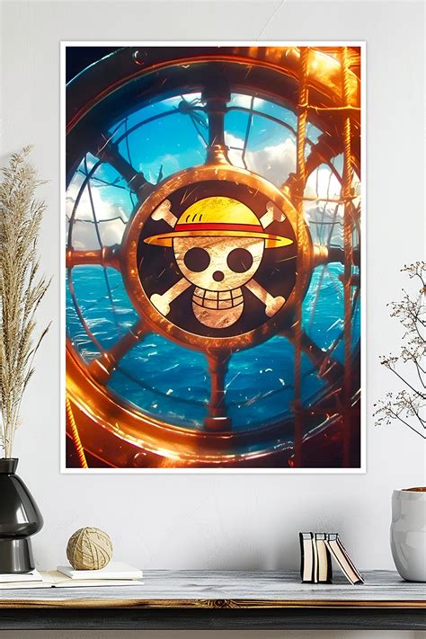 Pirate Ship Helm | One Piece | Anime Poster – ThePosterPalette