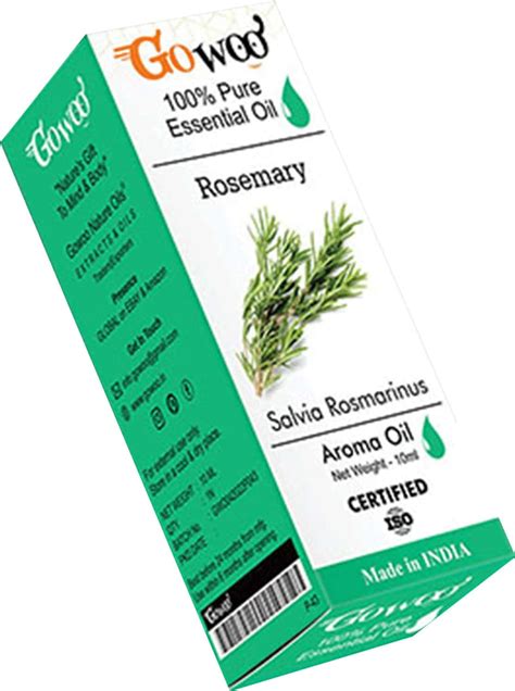 Buy GO WOO 100% PURE ROSEMARY OIL - THERAPEUTIC GRADE 10 ML Online ...