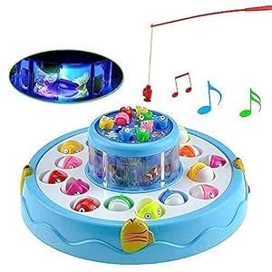 Urban Toys Magnetic Fishing Toy with Musical Sound and 360 Rotation ...