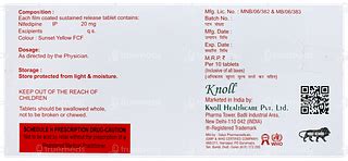 Nefidinol Retard 20 MG | Order Nefidinol Retard 20 MG Tablet Online at ...