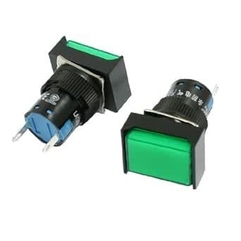 Alcoa Prime2 Pcs 2 Pin Terminals Green Rectangular Indicator Light ...