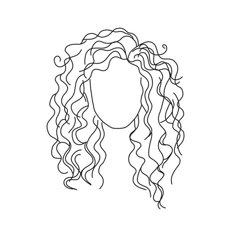 Image result for Curly Hair Drawing Tutorial