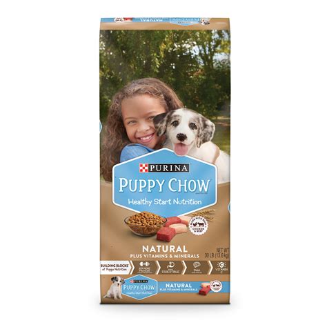 Purina Puppy Chow Natural High Protein Dry Puppy Food, With Real ...