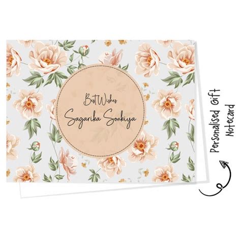 Personalised Gift Notecard - Pink Orchids – Popup Kids