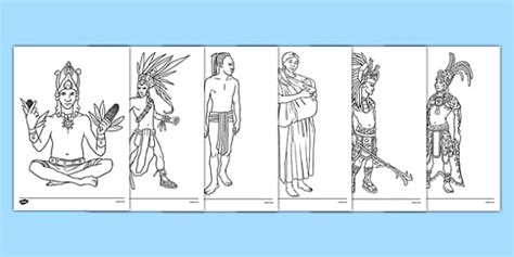 Dibujos de los mayas - Twinkl México (teacher made)