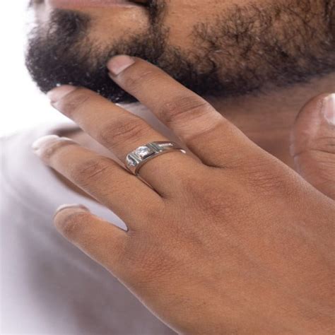 Silver Couple Rings Cubic Zirconia - Adjustable – ZaveriX Silver
