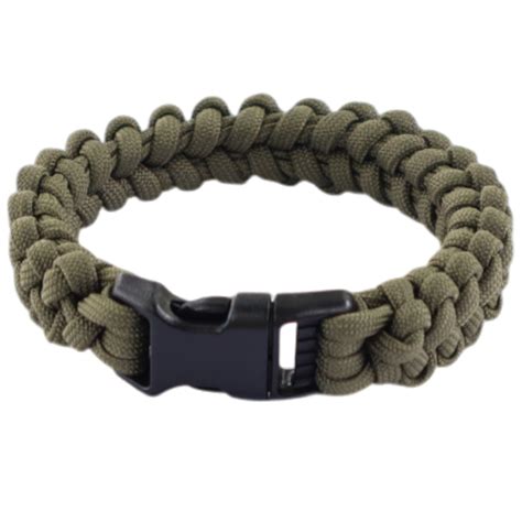 Paracord 550 Bracelet | Zipper Sinnet – Olive Planet