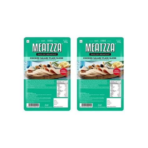 Buy Chicken Salami - Meatzza Chicken Salami 250g (Pack of 2)