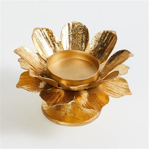 Buy Corsica Bela Metal Lotus T-Light Holder from Corsica by Home Centre ...