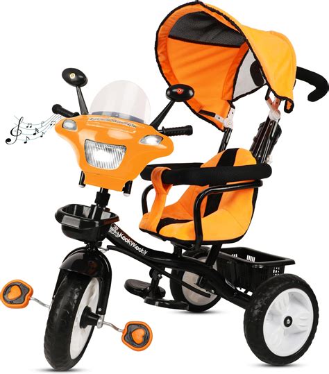 Amardeep Baby Tricycle Adore (1-5 Yrs) Plug N Play Wheels, Musical ...