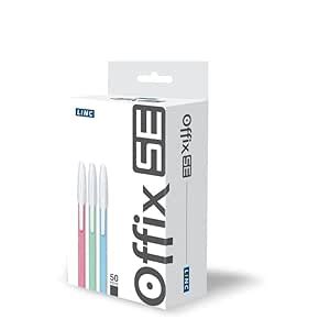Linc Offix SE 0.7mm Ball Point Pen Dispenser | Blue Ink | Pack of 50 ...