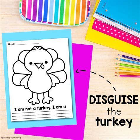 Turkey In Disguise Template