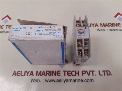Omron H3Dh Timer Ac200/220/240V 0-6 Sec – Aeliya Marine