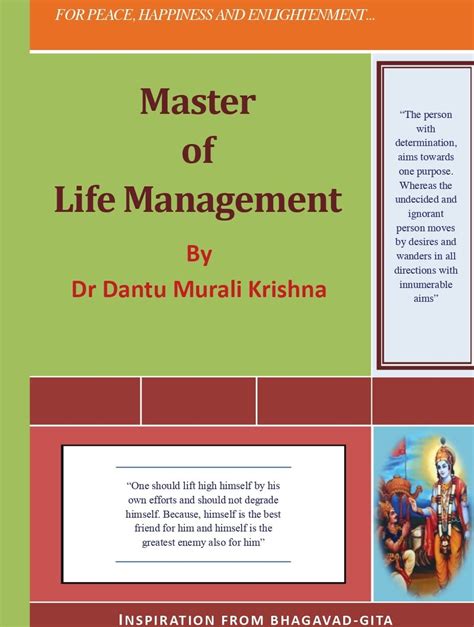 Master Of Life Management : Dr. Dantu Murali Krishna: Amazon.in: Books