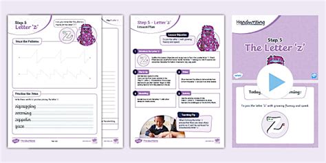 Step 5 Joined Handwriting Letter ‘z’ Pack (teacher made)