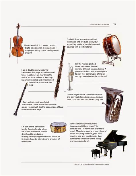 Musical Instruments and Their Sound 的图像结果