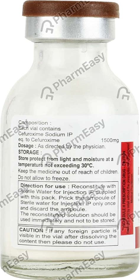 Trufurox 1500 MG Powder For Injection (1): Uses, Side Effects, Price ...