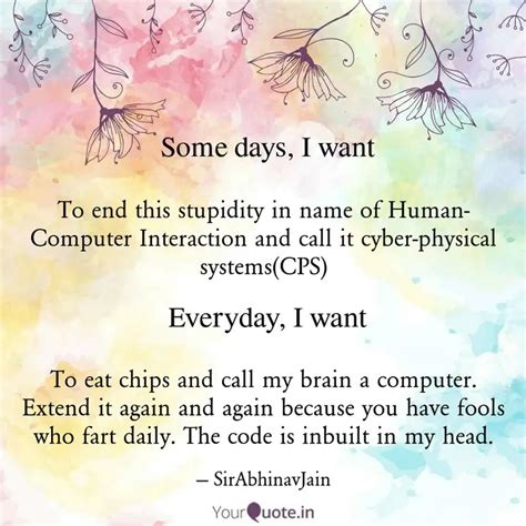 To end this stupidity in ... | Quotes & Writings by Abhinav Jain ...