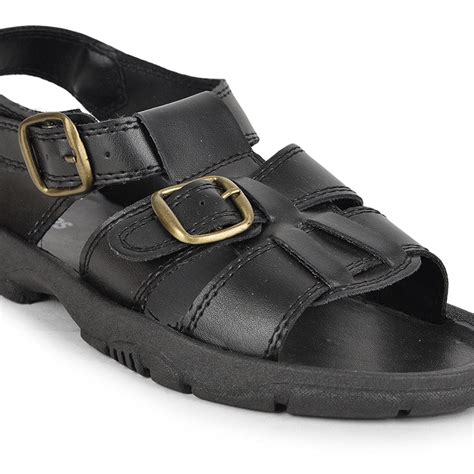Buy Coolers Casual (Black) Sandals For Men PHILIP-01 By Liberty