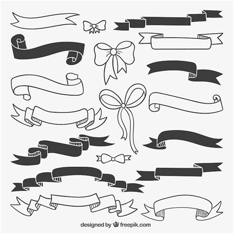 Ribbon silhouette Images - Free Download on Freepik