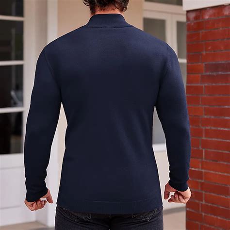 Men's Turtleneck Sweater Pullover Sweater Jumper Xmas Sweater Mens ...