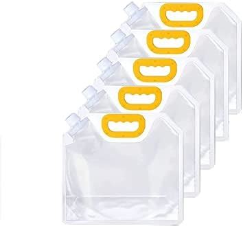 Buy Birudmart 5Pcs-2.5 L Kitchen Storage Bag Grains Rice Moisture Proof ...