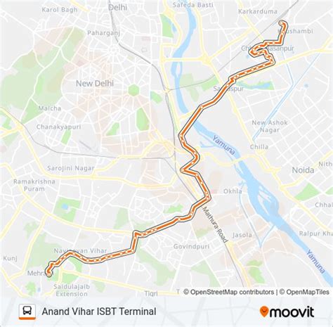 534 Route: Schedules, Stops & Maps - Anand Vihar ISBT Terminal (Updated)