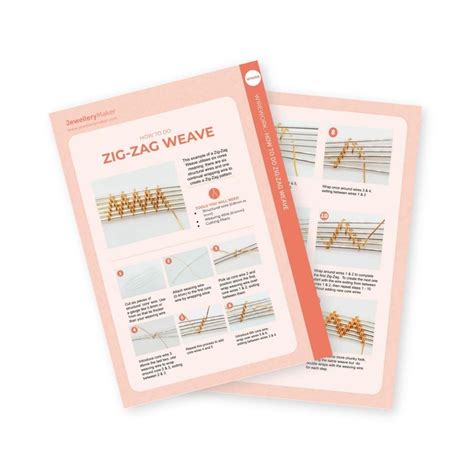 Introduction to Wirework: How to do a Zig-Zag Weave Downloadable PDF | JewelleryMaker