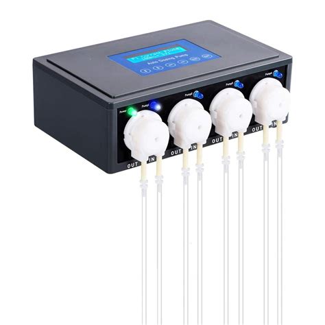 Buy Kacsoo Aquarium Dosing Pump Timing Quantitative Programmable 4 ...