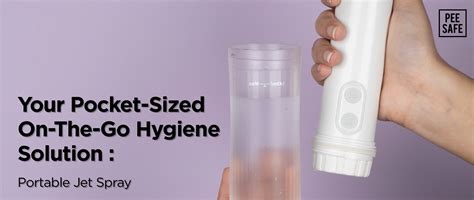 Your Pocket-Sized On-The-Go Hygiene Solution: Portable Jet Spray – Pee Safe